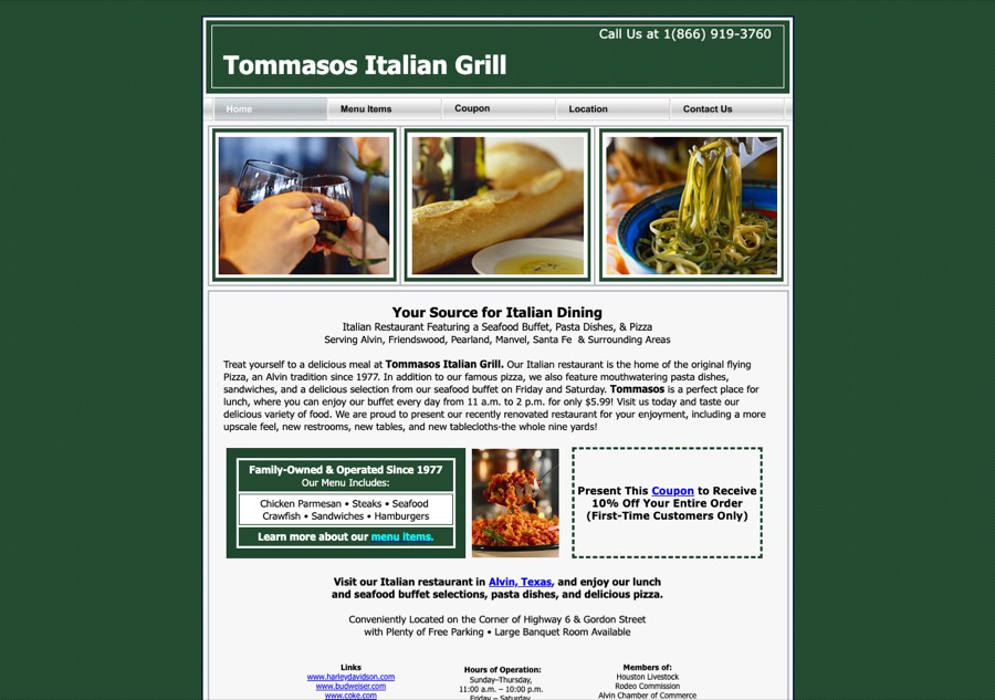 Tommaso's website, 2008: The green era