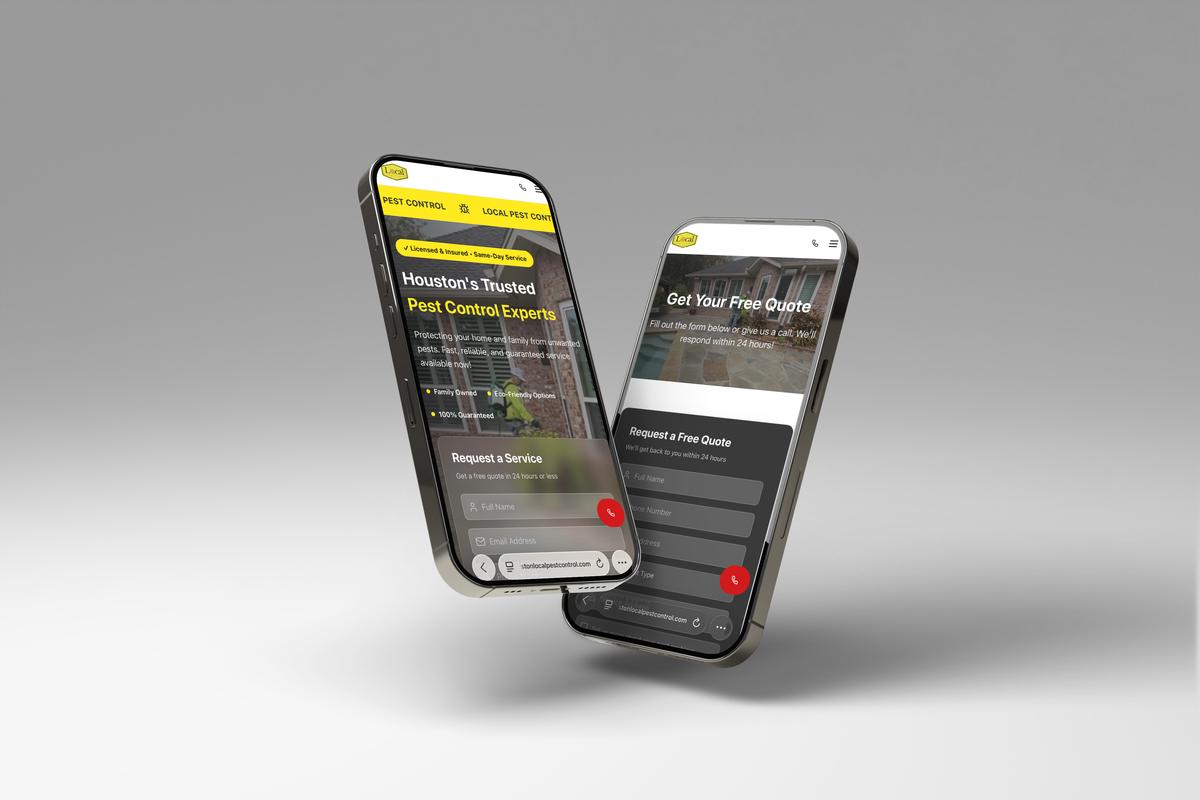 Houston Pest Control - main screenshot