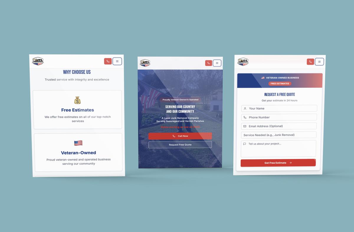 Junk Removal Veterans - screenshot 2
